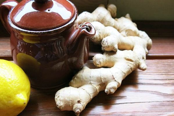 akar jahé pikeun ngaronjatkeun potency